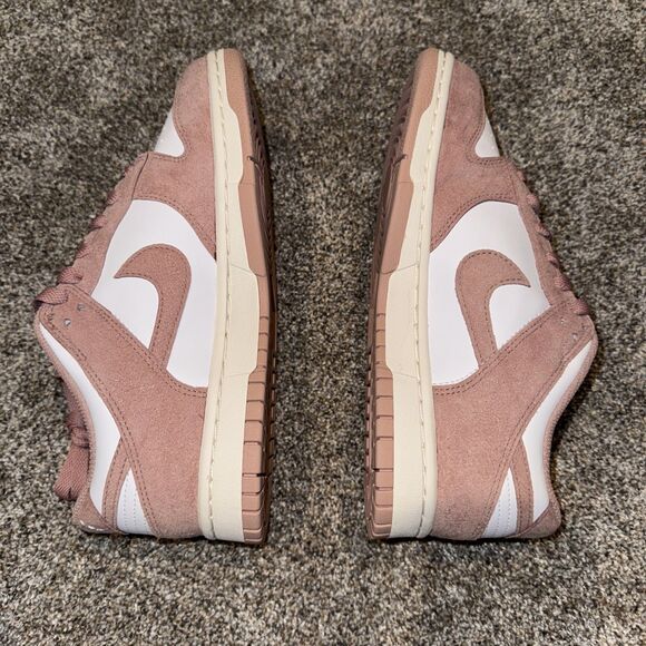 Nike Dunk Low Rose Whisper Gold Mini Swoosh Women’s Size 8 - Picture 4 of 5